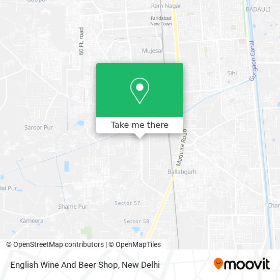 English Wine And Beer Shop map