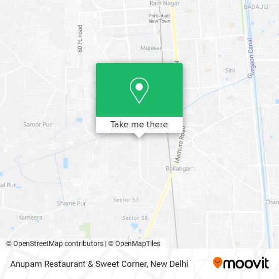 Anupam Restaurant & Sweet Corner map