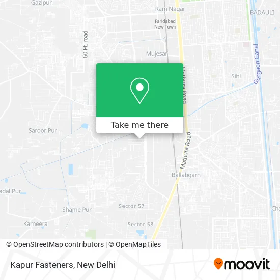 Kapur Fasteners map