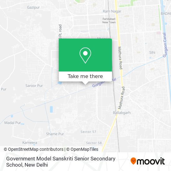Government Model Sanskriti Senior Secondary School map