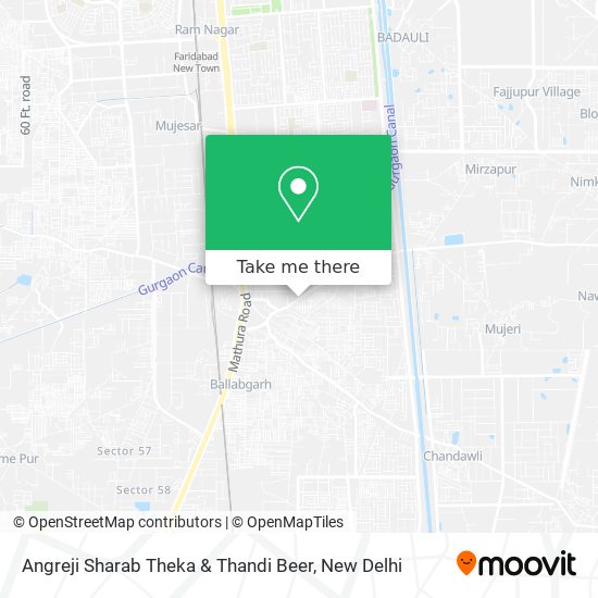 Angreji Sharab Theka & Thandi Beer map
