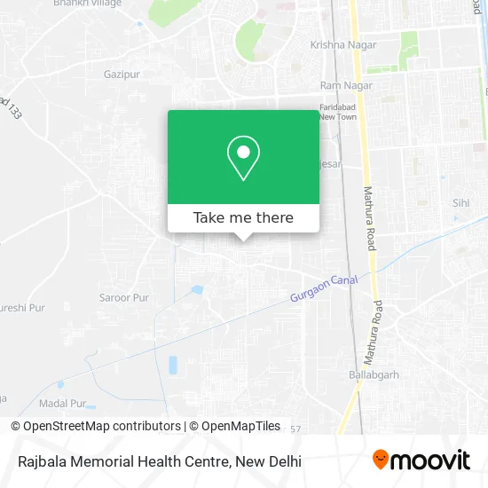 Rajbala Memorial Health Centre map