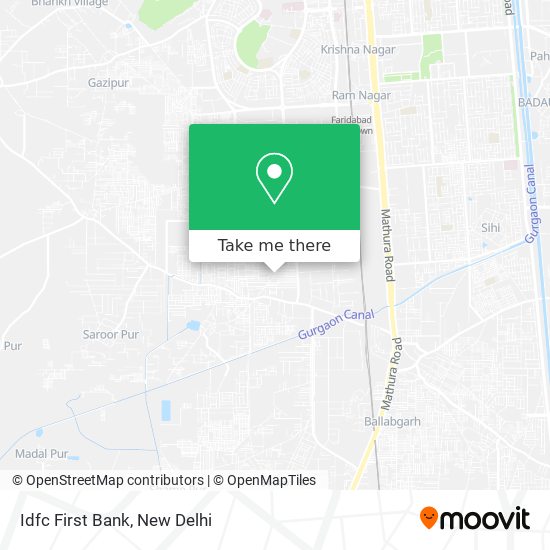 Idfc First Bank map