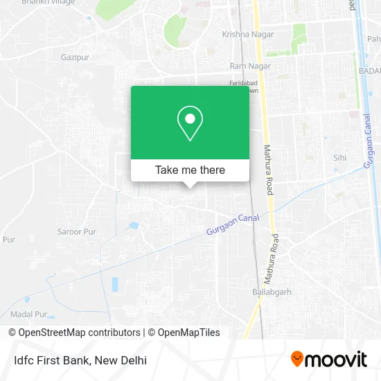 Idfc First Bank map