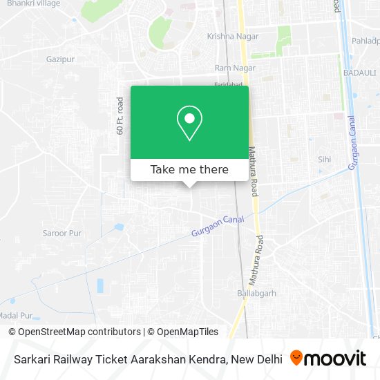 Sarkari Railway Ticket Aarakshan Kendra map