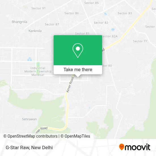 G-Star Raw map