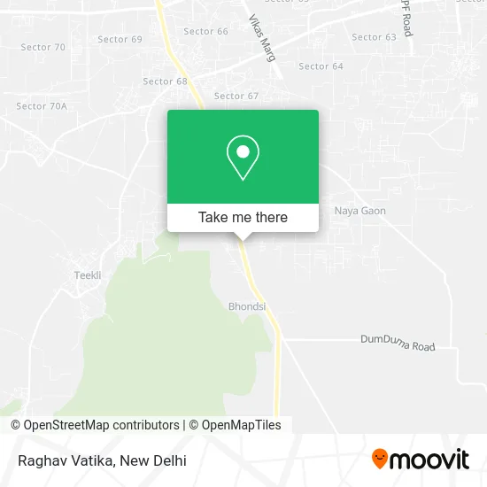 Raghav Vatika map