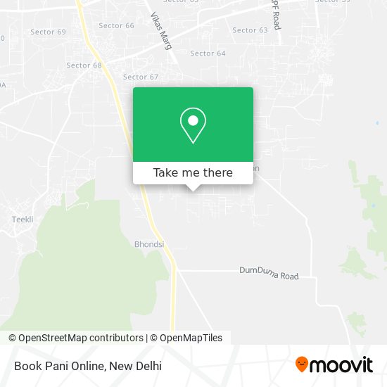 Book Pani Online map