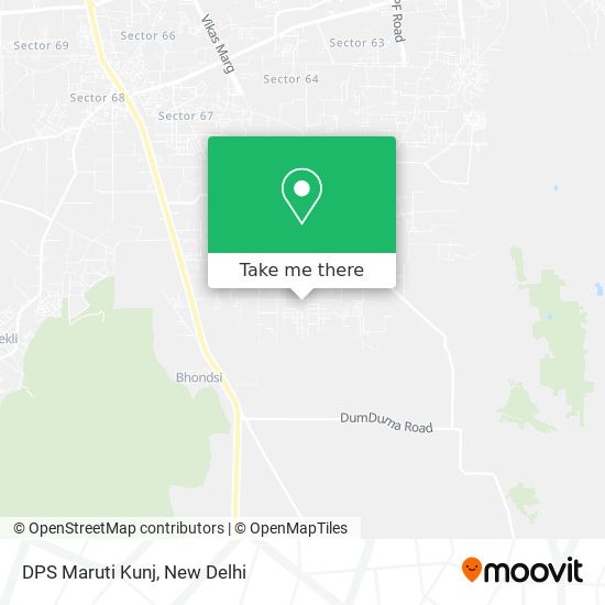 DPS Maruti Kunj map