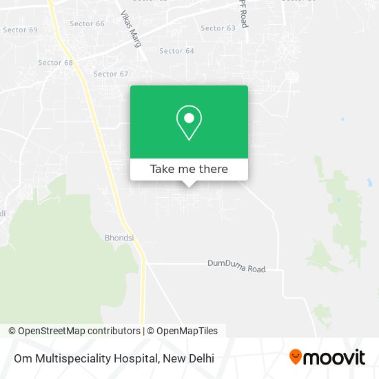 Om Multispeciality Hospital map