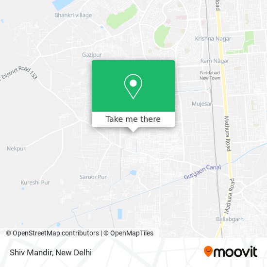 Shiv Mandir map