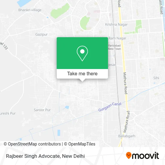 Rajbeer Singh Advocate map