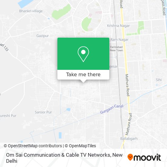 Om Sai Communication & Cable TV Networks map