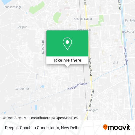 Deepak Chauhan Consultants map