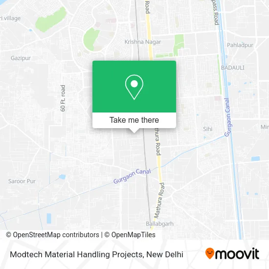 Modtech Material Handling Projects map