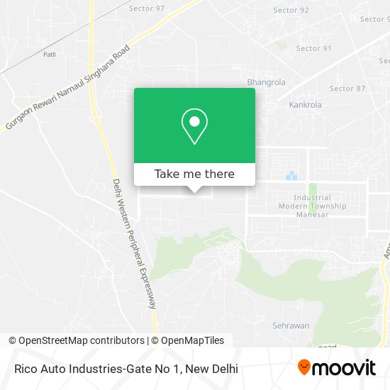 Rico Auto Industries-Gate No 1 map
