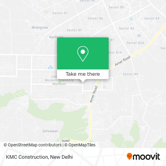 KMC Construction map