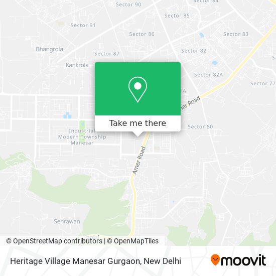 Heritage Village Manesar Gurgaon map