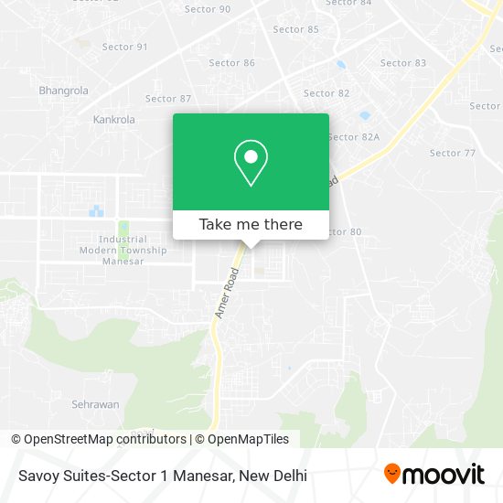 Savoy Suites-Sector 1 Manesar map