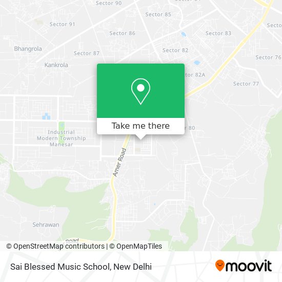 Sai Blessed Music School map