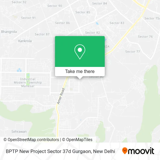 BPTP New Project Sector 37d Gurgaon map