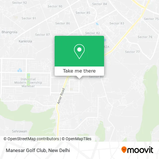 Manesar Golf Club map