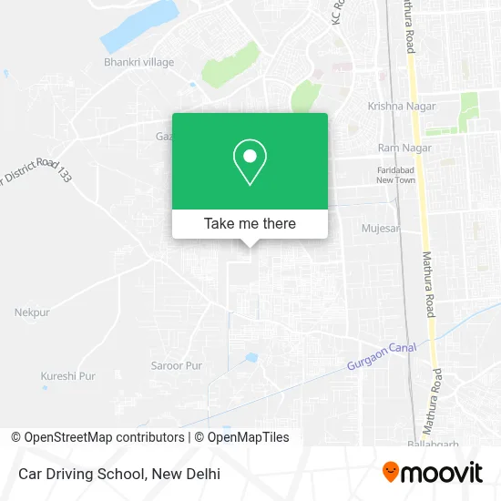 Car Driving School map