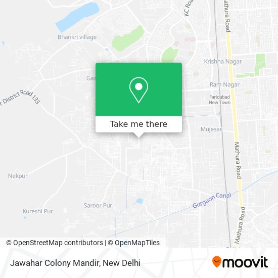 Jawahar Colony Mandir map