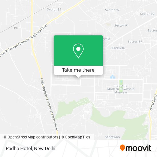 Radha Hotel map