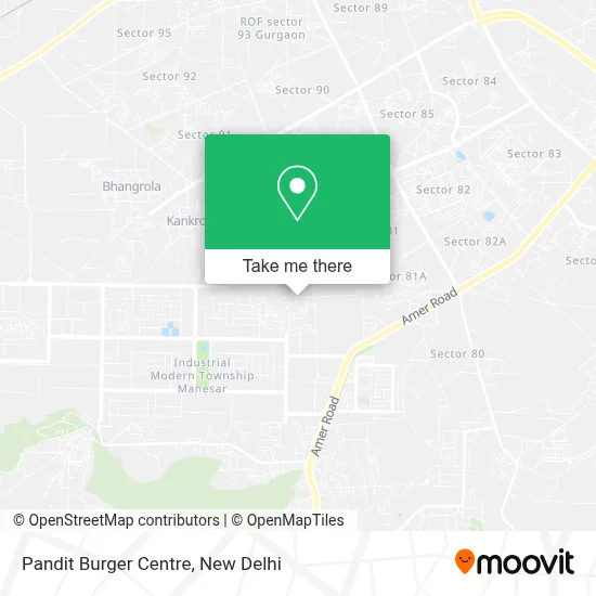 Pandit Burger Centre map