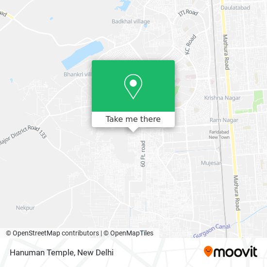 Hanuman Temple map