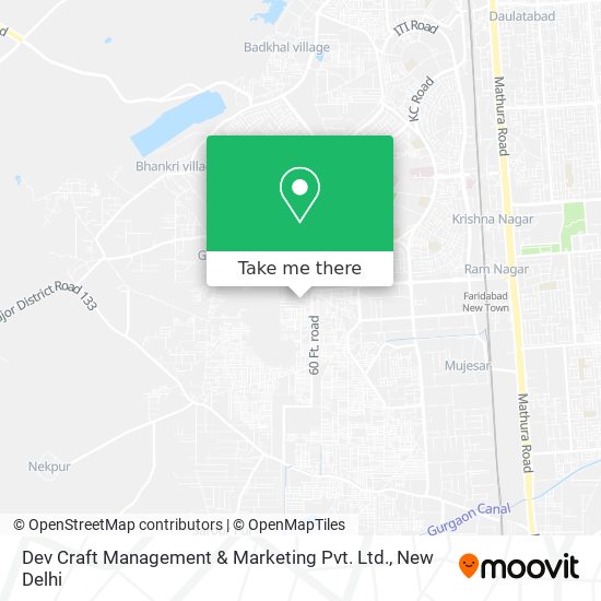 Dev Craft Management & Marketing Pvt. Ltd. map