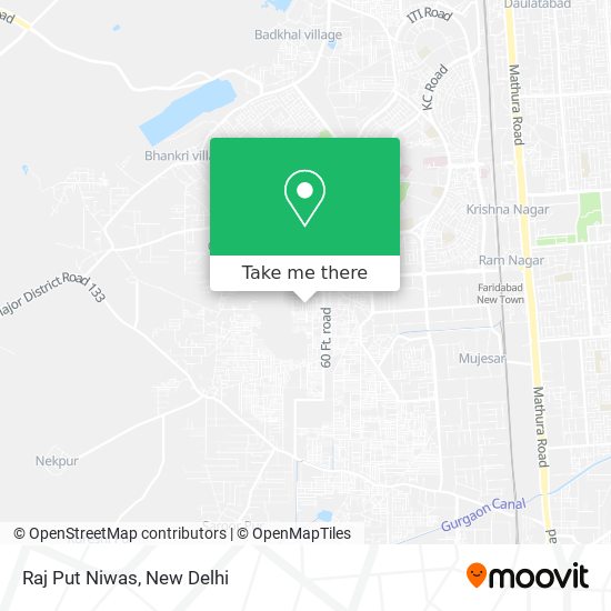 Raj Put Niwas map