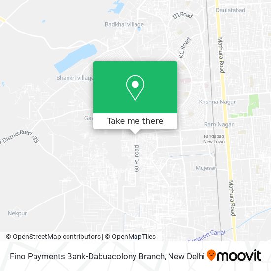 Fino Payments Bank-Dabuacolony Branch map