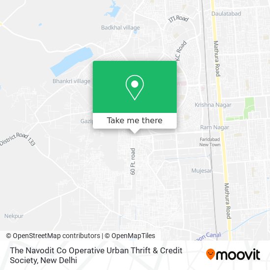 The Navodit Co Operative Urban Thrift & Credit Society map