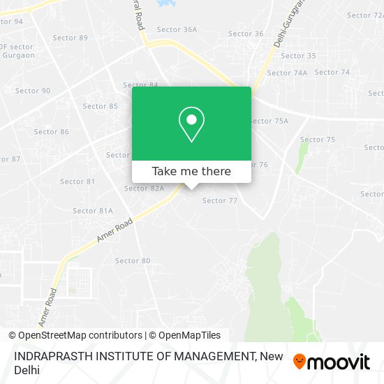 INDRAPRASTH INSTITUTE OF MANAGEMENT map