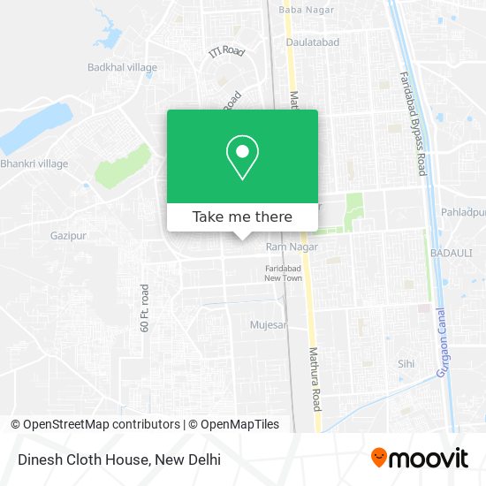 Dinesh Cloth House map