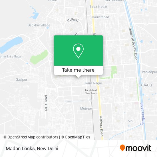 Madan Locks map