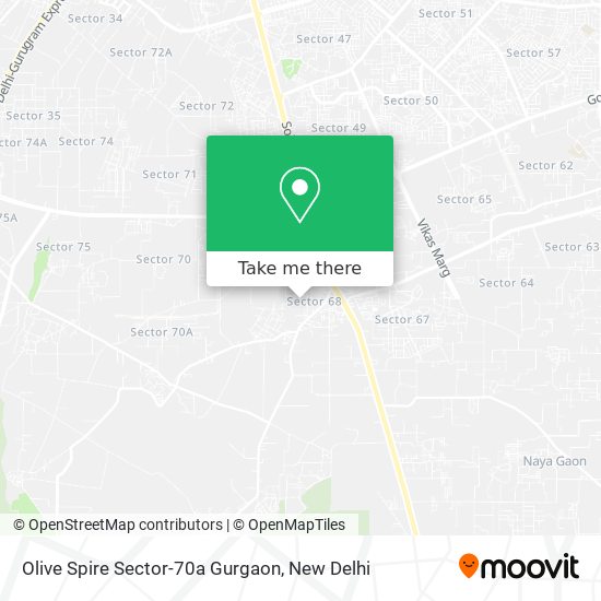 Olive Spire Sector-70a Gurgaon map