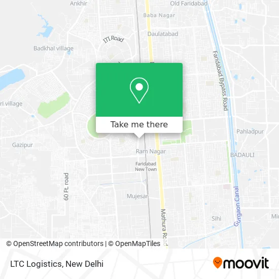 LTC Logistics map