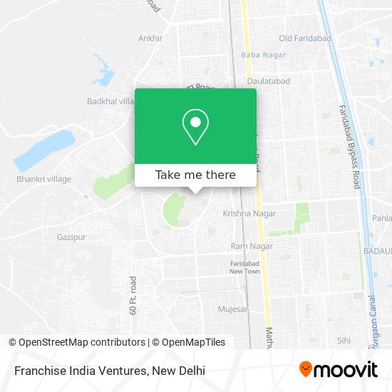 Franchise India Ventures map