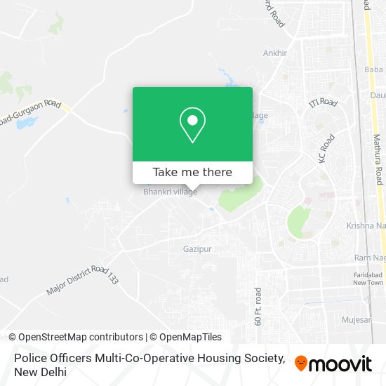 Police Officers Multi-Co-Operative Housing Society map