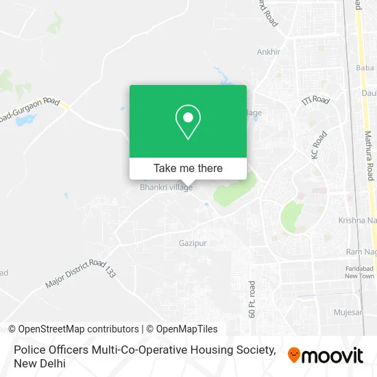 Police Officers Multi-Co-Operative Housing Society map