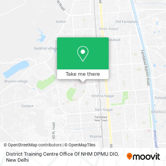 District Training Centre Office Of NHM DPMU DIO map