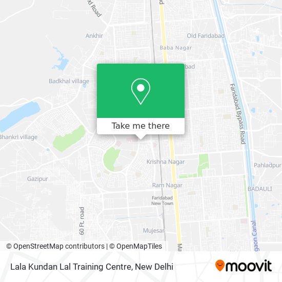 Lala Kundan Lal Training Centre map