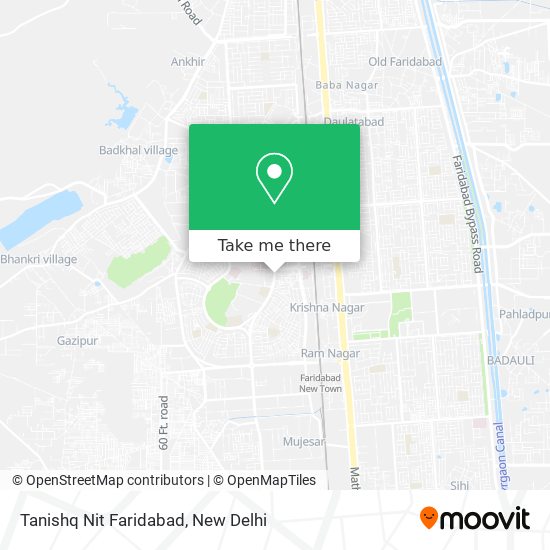 Tanishq Nit Faridabad map