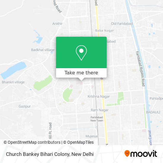 Church Bankey Bihari Colony map