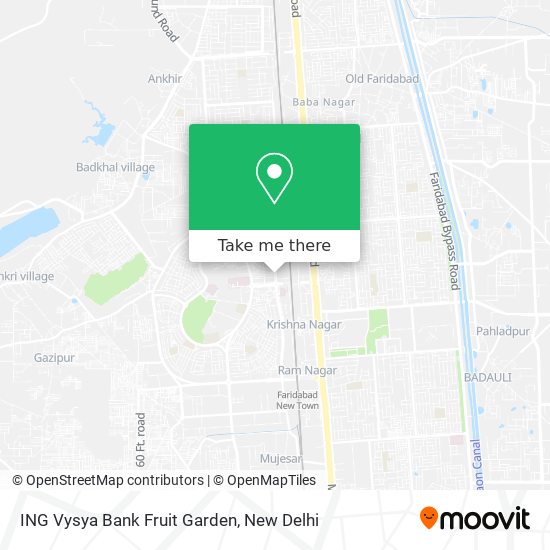 ING Vysya Bank Fruit Garden map