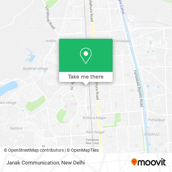 Janak Communication map