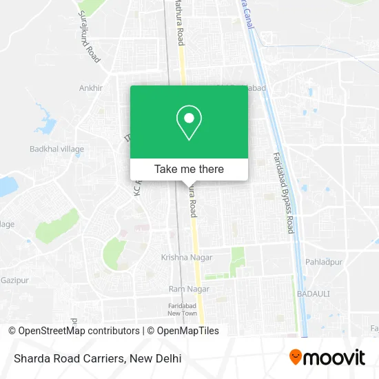 Sharda Road Carriers map